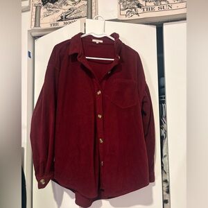 Maurice’s Red Button-Up Shirt